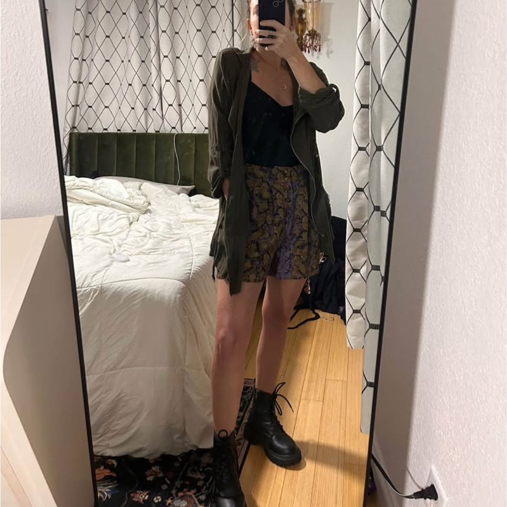 Purple and Gold Patterned Jacket